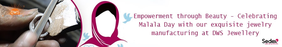 Empowerment through Beauty - Celebrating Malala Day with our exquisite jewelry manufacturing at DWS Jewellery